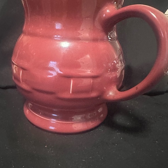 Longaberger Pottery Woven Traditions Paprika Large Pitcher Excellent Condition - Picture 4 of 13